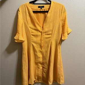 Lulus Yellow Women’s Dress